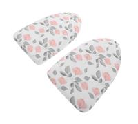 Baluue 2 pièces Mini Planche à Repasser Portable Résistante Chaleur Tapis de Repassage Manuel Ergonomique et Compact Adapté Aux Tissus Délicats pour Voyages Repassage Appoint