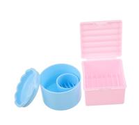 Baluue 2 Pièces Nail Brush Cleaner Cups With Lid Plastic Manicure Tool Organizer For Acrylic And Nail Art Brushes Design