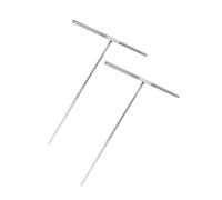 Baluue 2 pièces Outil Inox pour Crêpes Grand Épandeur Ergonomique pour Pâte Crêpe et Pancake Ustensile Cuisine Polyvalent