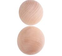 Baluue 2 Pièces Outils de Poterie Bois Demi-rond pour Modelage Argile Moules Presses pour Assiettes et Bols Accessoires Artisanat Céramique pour Débutants et Artistes