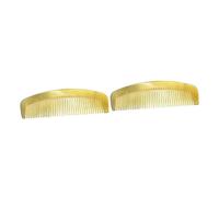 Baluue 2 Pièces Peigne Antistatique Peigne En Jade Peigne En Corne Peigne à Barbe Pour Homme Peigne à La Main Peigne à Cheveux Peigne Texturé Coiffure Lime à Ongles Bébé Électrique