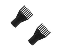 Baluue 2 Pièces Peigne De Séchage Accessoire Peigne Pour Sèche-cheveux Buse De Sèche-cheveux Buse De Fixation Pour Sèche-cheveux Remplacement Accessoires Abdos Black