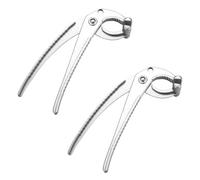 Baluue 2 pièces Pince Anti-brûlure Renforcée Pince Isolante pour Plats Chauds et Bols Clip Antidérapant pour Plaques Poêles et Plats de Cuisson