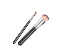 Baluue 2 Pièces Pinceau Autobronzant Pour Visage Et Application Sans Soleil Outil De Maquillage Avec Pinceau Estompe Et Fond De Teint Compact