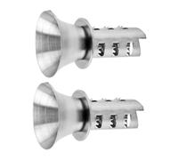 Baluue 2 pièces Presse-agrumes Manuel Inoxydable Compact avec Bec Verseur pour Jus Précis Extracteur de Fruits Portable et Facile à Utiliser