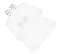 Baluue 2 pièces Protection pour Banc de Meulage Bouclier Transparent de Sécurité Anti-poussière Installation Facile et Résistance Protection Oculaire pour Meuleuse Atelier