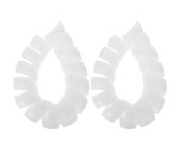 Baluue 2 Pièces Protection Spirale Pieds de Meubles et Installation Facile Jeunes Plants Flexible en Plastique Blanc Surface Lisse Design Moderne pour Pieds de Meubles et Jeunes Plants
