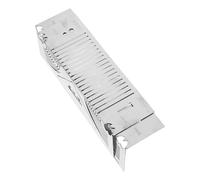 Baluue 2 pièces Règle Acier Inoxydable pour Marquage Angle et Arc Outil Multifonctionnel de Traçage pour Menuiserie Dessin et Construction Précision pour Angles Droits et Arcs