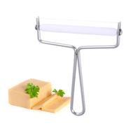 Baluue 2 pièces Trancheuse à Fromage Acier Inoxydable Coupe-crème Racloir Multifonction pour Cuisine et Pâtisserie Poignée Fil Rangement Mural Facile