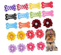 Baluue 20 Pièces Accessoires De Toilettage Pour Animaux De Compagnie En Métal