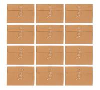 Baluue 20 pièces Enveloppes Kraft Vintage pour Bureau Pochette de Rangement Papier Kraft Épais Enveloppes Photo et Lettre pour Fournitures de Bureau