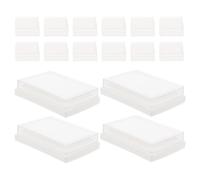 Baluue 20 pièces Tampons Encreurs Vides Tampons Encreurs Vierges Éponge Haute Densité Pads Encre pour DIY Scrapbooking Cartes Rechargeables et Portables