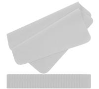 Baluue 24 pièces Lot de Chiffons Microfibres pour Lunettes Doux et Double-face Lingettes Nettoyantes pour Verres Écrans Appareils Photo et Écrans Tactiles Gris Clair