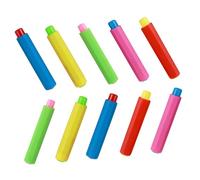 Baluue 25 pièces Porte-craie Plastique Coloré Clip Extensible Réglable PP Protège-mains et Évite Casse pour Enseignants et Élèves Fournitures Scolaires Pratiques