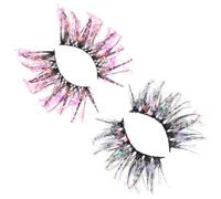 Baluue 2paires Faux Extensions De à Paillettes Pour Et Événements Pour Maquillage Et Cosplay