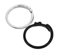 Baluue 2pièces Bagues Ajustables pour Couple Style Ange et Diable Bijoux Fantaisie Unisexes Cadeau pour Amoureux