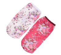 Baluue 2pièces Bonnet De Nuit Satiné Imprimé Élastique Pour Femme Soie Simulée à Large Bord Pour Sommeil Assortiment De Couleurs