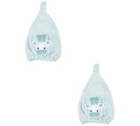 Baluue 2pièces Bonnet De Séchage Rapide Microfibre Pour Cheveux Turban Absorbant Ultra Pour Femmes Après La Baignade Réduit Les Frisottis Séchage