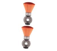 Baluue 2pièces Brosse à Cheveux Portable Pour Hommes Brosse à Raser Nettoyer Idéale Pour Entretien Barbe Dépoussiérage Des Cheveux