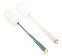 Baluue 2pièces Brosse Éponge Nettoyage Biberons Lot Pour Bouteille Tasse Goupillon Pratique Lavage Verre Lait Verres