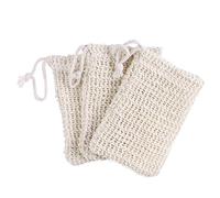 Baluue 2pièces Exfoliant Jute Pour Pochette Naturelle Avec Sangle De Suspension Pour Gommage Et Nettoyage Peau
