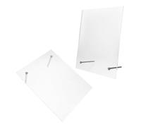 Baluue 2pièces Présentoir pour Vernis à Ongles Gel Nuancier et Palette Double Support pour Nail Art pour Présentation Formation