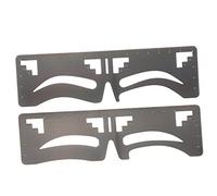 Baluue 2pièces Règle Sourcils Gabarit De Guidage Sourcils Pochoir Outil Maquillage
