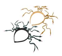 Baluue 2pièces Serre-tête Serpent Douc Couronne Serpent Méduse Coiffe Égyptienne Pour Femme Accessoire De Cosplay Et Festival Bandeau De Déguisement