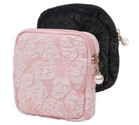 Baluue 3 Ensembles De Rangement pour Serviettes Hygiéniques Produit De Ceinture Boite Serviette Hygiénique Pochette Serviette Hygiénique Pochette Décorative D'époque 2 Pièces * 3
