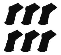 Baluue 3 Paires Protection pour Ongles Noire en Tissu Bouclier Uv, Réutilisable, Design à Bouche Plate, pour Séances de Manucure et Pédicure