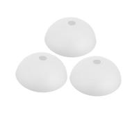 Baluue 3 pièces Abat-jour Plastique Champignon Lot pour Lampes sur Pied Appliques Murales et Ventilateurs Design Moderne Blanc Facile à Installer et Nettoyer Décoration Maison