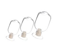 Baluue 3 pièces Lot Bocaux Verre Transparent avec Couvercle Rangement Pratique pour Allumettes Décoration Sophistiquée et Polyvalente pour Maison ou Laboratoire
