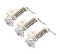 Baluue 3 pièces Lot Presseurs pour Machine à Coudre Domestique Métal et Plastique Beige Ressort pour Quilting Broderie et Couture Compatible Brother Singer et Autres Modèles