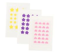 Baluue 3 Pièces Patch De Couverture Patchs De Boutons Pour Le Visage Patchs Hydrocolloïdes Colorés Autocollants Spot Pour Le Visage Patchs Zit Autocollants Spot Pour Le Corps Patchs De