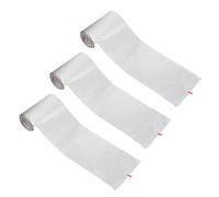 Baluue 3 Rouleaux D'aluminium Surbrillance Douce Épaisses Argentées Matériau Tin Foil pour Mèches de Cheveux Adapté Salon et Nail Art