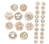 Baluue 30 pièces Broches Corsage Légères Décoratives pour Vêtements Femmes Accessoires Mode Élégants 48 pierres brillantes 30 pcs