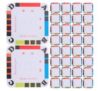 Baluue 300 pièces Cartes à Tisser Carton Tablettes Carrées Papier pour Métier à Tisser DIY Kit Complet pour Loisirs Créatifs et Couture