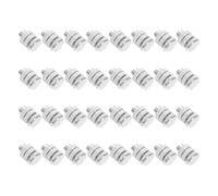 Baluue 32 pièces Connecteurs Fil Clôture Électrique Alliage Aluminium Accessoires Haute Tension pour Clôture Agricole et Jardin Installation Facile sans Outils Professionnels