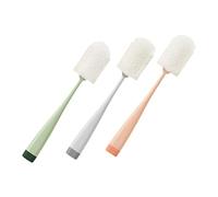Baluue 3pcs Brosse de Nettoyage pour Bouteille et Tasse Poignée Longue en Éponge Plastique Multi-usage Nettoyage Rapide Lors D'anniversaires ou Registres de Mariage