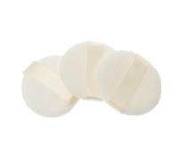 Baluue 3pièces Houppette Poudre Ultra Douce Peluche Courte Tampon Maquillage Fluffy Confortable Pour Teint Et Poudre Corps Lot