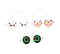 Baluue 3pièces Masques Rafraîchissants Pour Yeux Masques Gel Réutilisables Pour Garçon Fille Animaux Mignons Oculaire Apaisement Et Confort