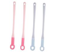 Baluue 4 pièces Brosse à Nettoyer Orteils Lot Long Manche pour Brosse de Nettoyage pour Épurateur Pratique et Doux pour