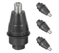 Baluue 4 Pièces de Rechange pour Tondeuse à Poils de Nez Têtes Lavables à L’Eau Accessoires Universels pour Hommes Outils Indispensables de Voyage Lames de Rechange Précises et