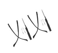 Baluue 4 pièces Kit de Réparation Branches Lunettes Métal Robuste Installation Facile Compatible Divers Montures Accessoires pour Remplacement Bras Lunettes