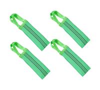 Baluue 4 pièces Lot de Serviettes Exfoliantes Dos Doubles Faces Longues Doux pour Nettoyage et Gommage Corporel