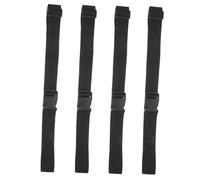 Baluue 4 Pièces Sangles De Bagage Réglables Toile Clips De Sangle Boucles à Dégagement Rapide pour Sac à Dos Ajustables Maintien De Valise Sécurisé