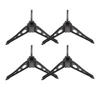 Baluue 4 Pièces Support de Sapin de Noël en Abs Vert pour Arbre Artificiel 1,2-1,5 Mètre, Socle Stable et Démontable pour Décoration de Maison