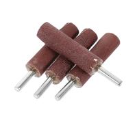 Baluue 4 pièces Tambour de Ponçage avec Tige Tête de Polissage Abrasive Grains pour Outils Rotatifs Accessoires pour Ponçage Carrosserie Métal Bois Plastique