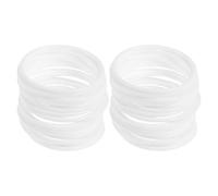 Baluue 40 pièces Cercles Plastique pour Attrape-rêves DIY Anneaux Macramé Ronds pour Fournitures de Bricolage et Décoration Mariage Accessoires Loisirs Créatifs Polyvalents