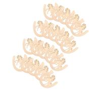 Baluue 48 pièces Découpes Bois Fers à Cheval Non Peints pour Bricolage Garçon Fille Jouets Peinture Artisanale Bois Sculpter Décor Cheval